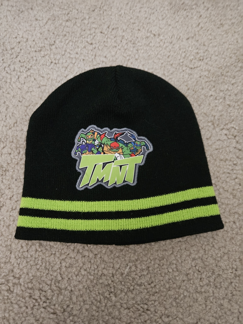 Nickelodeon Teenage Mutant Ninja Turtles Knit Beanie Black & Green